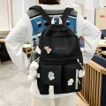 Japanese High School Bags For Students Teens Girls Cute Kawaii Women Backpack 5pcs set Multiple Pockets School Backpack Mochila. 