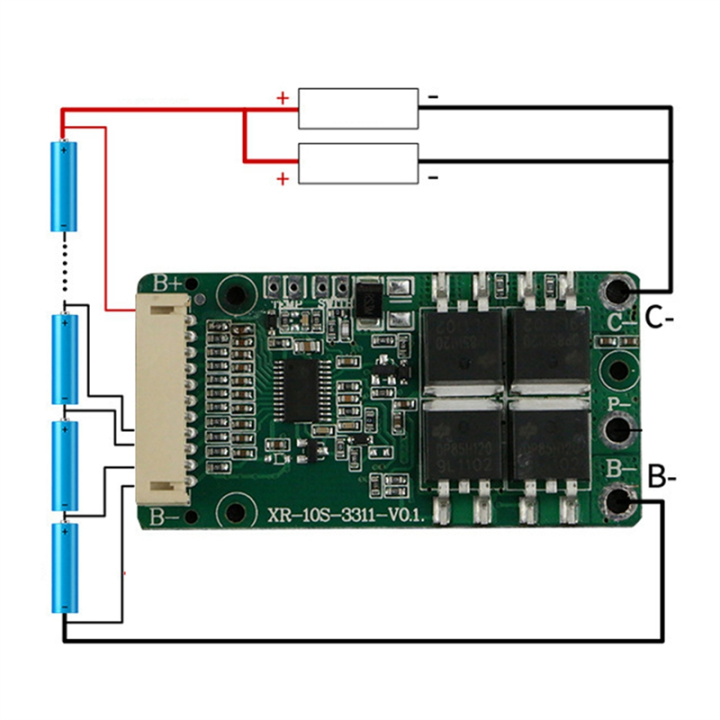 BMS%2010S%2036V%2015A%2018650%20Li-Ion%20Lithium%20Battery%20Charge%20Protection%20Board%20PCB%20PCM%20Common%20Port%20for%20Escooter%20E-Bike%20Charging%20-%20Image%206