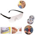 250 Degree Vision Glasses Magnifier Magnifying Eyewear Reading Glasses - Black. 