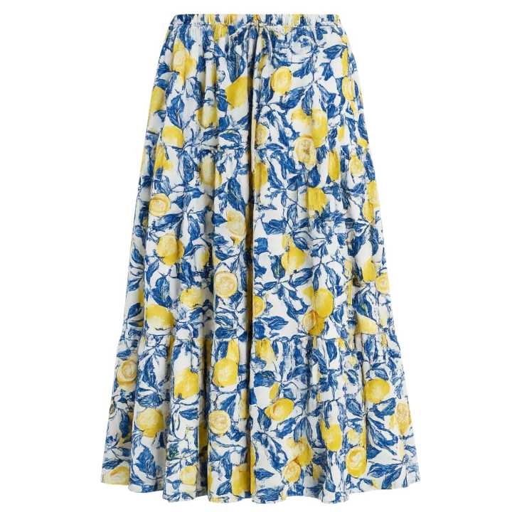 Stylish and Fashionable Long Lilen Skirt for Women