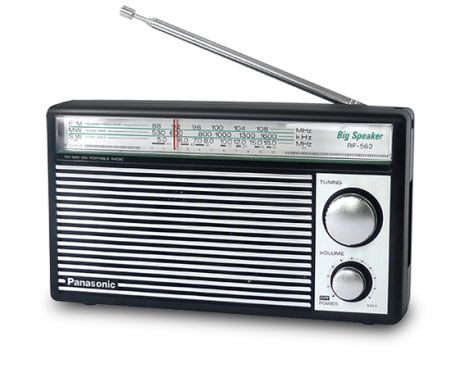 Panasonic RF-562DD FM/MW/SW Portable Radio