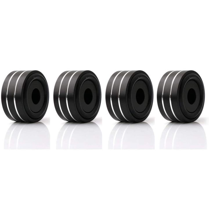 8Pcs%2040X20Mm%20Aluminum%20HiFi%20AMP%20Speaker%20Isolation%20Stand%20Turntable%20DAC%20Feet%20Pad%20-%20Image%205