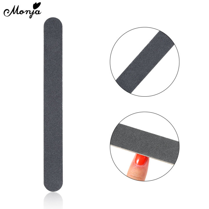 Monja%20Nail%20File%20Black%20100/180%20Grit%20Double%20Side%20Sandpaper%20Buffer%20Polishing%20Grinding%20Professional%20Manicure%20Pedicure%20Sanding%20Tools%20-%20Image%209