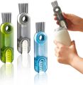 3 in 1 Multifunctional Cleaning Brush Bottle Gap Cleaner Brush 3 in 1 Tiny Bottle Cup Lid Detail Brush kit Straw Cleaner Tools Crevice Cleaning Brush for Water Bottle Nursing Bottle Cups Cover.