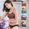 Girls' Korean Style Underwear Seamless Ultra-Thin Wireless Comfortable Bra Beautiful Vest Push up Sports Bra. 