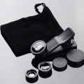 3In1 Mobile Phone Fish Eye+Wide Angle+Macro Camera Lens For Universal Cell Phone.