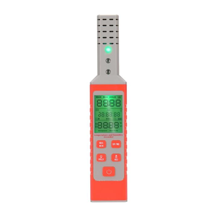 TC-100A Handheld USB Temperature and Humidity Recorder °C/°F Switchable Manual Measuring Device