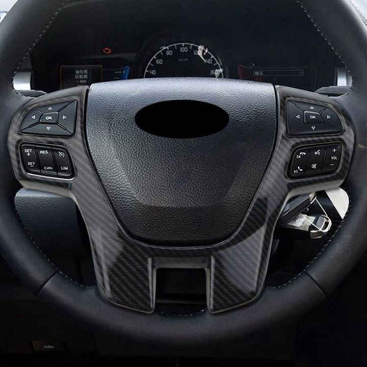 2X%20Carbon%20Fiber%20Steering%20Wheel%20Cover%20Trim%20Frame%20Sticker%20Car%20Accessories%20for%20Ford%20Ranger%20Everest%20Endeavour%202015+%20-%20Image%206