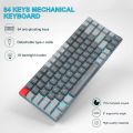 MageGee 75% Mechanical Keyboard, Wired Gaming Keyboard with Blue Switches and Ice Blue Backlit Small Compact 75 Percent Keyboard.