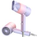 Professional Hair Dryer Portable Foldable Negative Ion Nano Hair Dryer Home Travel Blue Anti-static Cold and Warm Air Hair Dryer. 