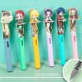 【2023NEW】Anime Demon Slayer Kimetsu no Yaiba Kamado Tanjirou Nezuko Student Fountain Pen School Supplies Writing Ink Pen Stationery gift.