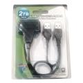 USB 2.0 To SATA 2.0 II HDD/SSD Adapter Converter Cable. 