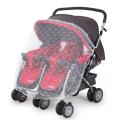 Twin Baby Stroller 703A Red. 