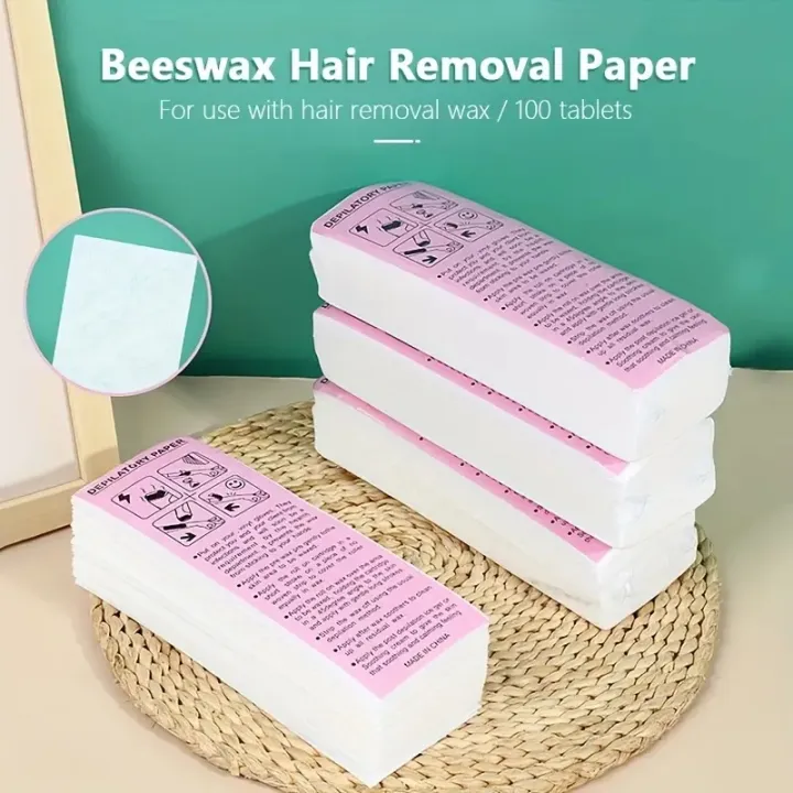 100PCS%20Professional%20Non%20Woven%20Hair%20Removal%20Wax%20Paper%20Body%20And%20Facial%20Wax%20Strips%20Epilator%20For%20Lady%20Women%20Men%20Health%20-%20Image%202