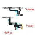 Power And Volume Flex For iPhone 6 6P 6s Plus Mute Button Silent Switch Flex Cable With Bracket Replacement. 