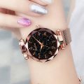 Luxury Luminous Women Wrist Watches 2022 Starry Sky Ladies Dress Magnetic Watch For Gift Watch Relogio Feminino Часы Женские. 