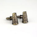 【7Rings Store】dongsheng Dalek Cufflinks 3D Robot for Cuff Links Shirts Accessory Movie Jewelry Gift -40.