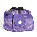 Navy Blue Flower Skin print  Baby Travel Bag. 