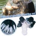 Fishing Mesh Net 25/20/16M Single Layers Monofilament Fish Fishing Equipment With Net Gill Tackle Net Fishing Float X0P1.