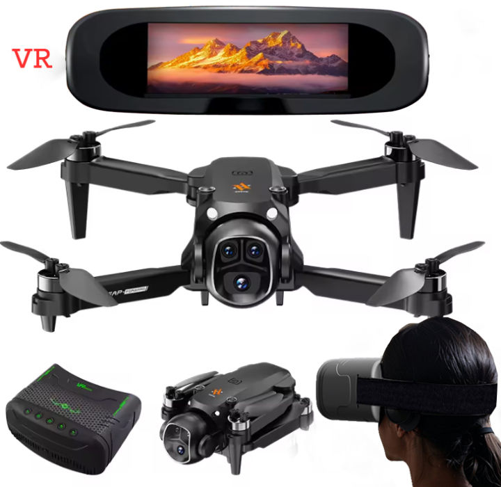 FLH H21 VR Drone Brushless Motor Dual Camera with VR Glasses Professional Drone