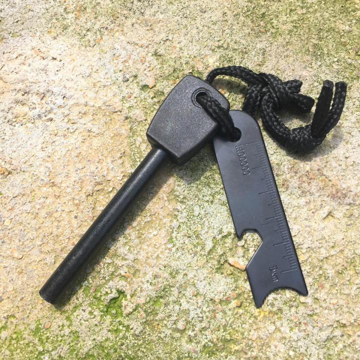 Start a Fire Anywhere with a Magnesium Flint Fire Starter - Big Size - Easy To use and Clean, A Unique Choice For Outdoor Survival