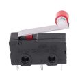 10Pcs Micro-Roller Lever Arm Open Close Limit Switch Kw12-3 Pcb Microswitch. 