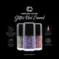 Nirvana Color  Glitter Nail Enamel - Good Luck -20 (8ml). 