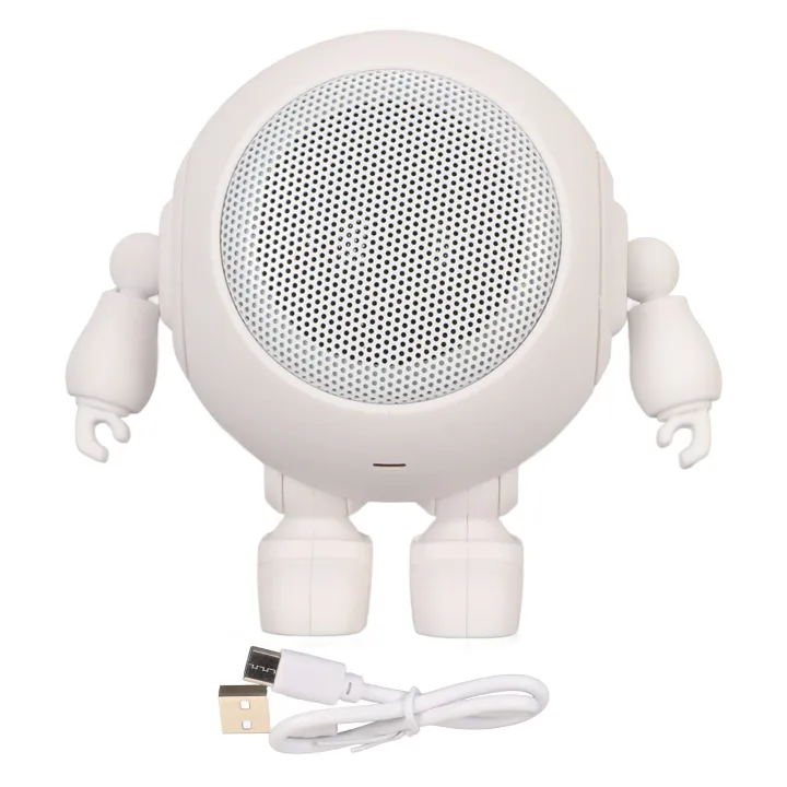 Portable%20Bluetooth%20Speaker%20Robot%20Shape%20Bluetooth%205.0%201000mAh%20Built%20in%20Mic%20Mini%20Wireless%20Speaker%20for%20Home%20Outdoor%20Party%20White%20-%20Image%202