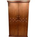 2 Shutter A-125 Wood Almirah - Chocolate Canadian Oak vinier.