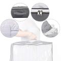 53L Large Capacity Under Bed Storage with Transparent Window Clothes Storage Bag with Compartment Large Storage Bags.