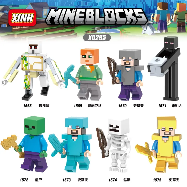 %EF%BC%88New%EF%BC%898PC/ET%20Minecraft%20Building%20Block%20teve%20Figure%20For%20Children%20Model%20Xma%20Toy%20X0295%20-%20Image%202