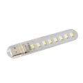 Mini Portable USB LED 5V 8 LED Light SMD Table Desk Lamp Book Flashlight Night Light for Power Bank Laptop Camping. 
