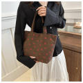 【Trending】 Corduroy Versatile Handbag Printing Corduroy Handbag Storage Bag for. 