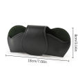 Car Sunglasses Case Magnetic Eyeglasses Holder For Car Leather Eyeglasses Case Glasses Storage Box Sunglasses Holders For Car.