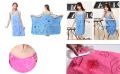 Women’s Microfiber Bath Dress – Quick Dry Bath Gown, Soft Bath Towel Wrap, Comfortable Home Nightwear & Spa Bathrobe.