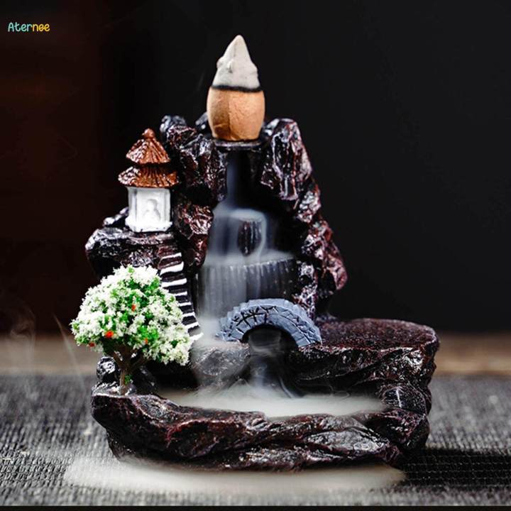 Waterfall Burner Cone Burner for Desktop Meditation Teahouse