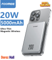 FOOMEE AM05 5000mAh Ultra-Thin Magnetic Wireless Power Bank.
