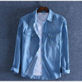 Denim Long Sleeve Shirt For Men - Denim Shirt For Men.
