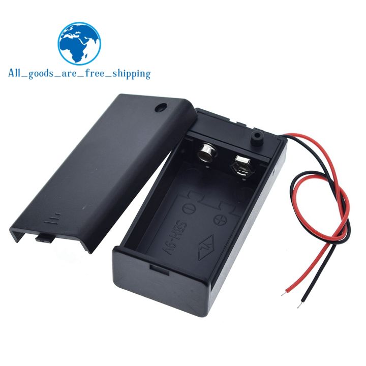 Hot 9V Battery Storage Case Plastic Box Holder With Leads ON/OFF Switch ...