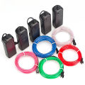 Good day Glow EL Wire Cable LED Neon Christmas Dance Party DIY Costumes Clothing Luminous Car Light Decoration Clothes Ball Rave 1m/3m/5m.