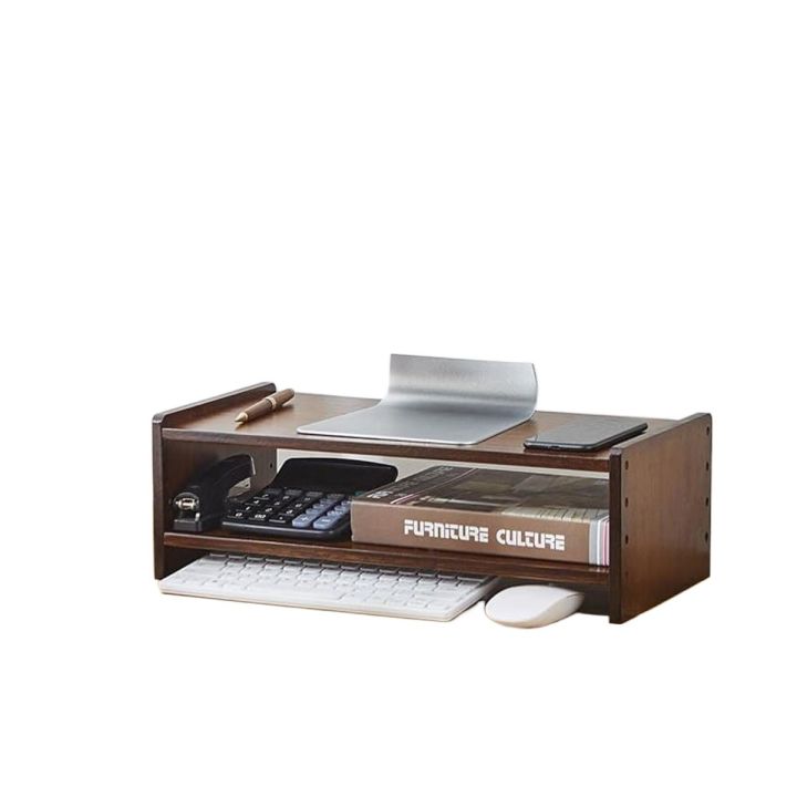 2%20Tier%20Desktop%20Monitor%20Stand-Monitor%20Stand-%20Wood%20Monitor%20Stand-Monitor%20With%20Shelf%20For%20Laptop-%20Ergonomic%20-%20Computer%20-%20Modern%20-%20Office-%20Notebook-%20Pc%20-%20Monitor%20Stand%20Shelf%205/18''%20-%20Image%202