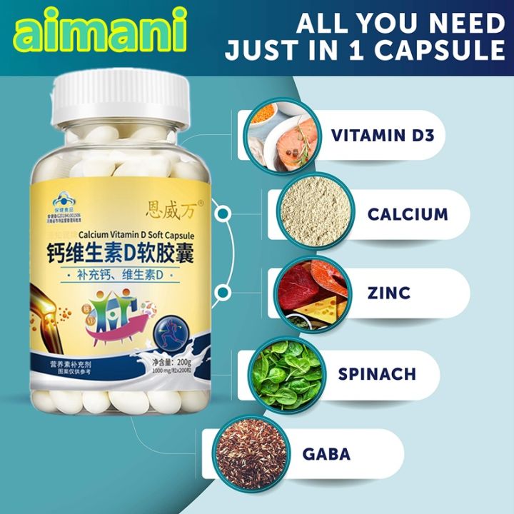 Height%20Growth%20Calcium%20Vitamin%20D%20Pills%20Natural%20Vegan%20Capsules%20To%20Grow%20Taller%20Bone%20Strength%20Without%20Growth%20Hormone%20200%20Softgel%20-%20Image%205