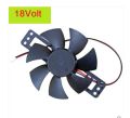 Brushless Cooling Fan DC 18Volt Plastic Mini Exhust Fan With Jst Connector. 