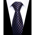 High Grade Woven Silk Gravatas Tie Men Black Plaid Wedding Clothing accessories Male Easter Day. 