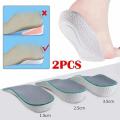 Height Increase Insoles for Men Women Shoes Flat Feet Arch Support Orthopedic Insoles Sneakers Heel Lift Half Shoe Pads 1.5CM 2.5CM 3.5CM Heighten Lift. 