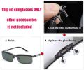 Vintage Polarized Clip On Sunglasses Driving Sun Glasses Men Women Day Night Vision Lens For Myopia Glasses Eyeglasses Eyewear.
