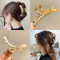 1Pc Fishbone Shark Clip Hair Claw Clip Accessories. 