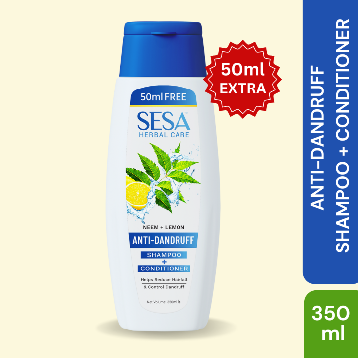 SESA Anti-Dandruff Shampoo + Conditioner 300ml + 50ml Extra