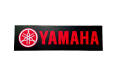 Motorcycle front name plate logo hardboard for yamaha black or bike name plate logo. 