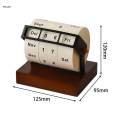 Rotating Perpetual Calendar for Tabletop Classroom Living Room.